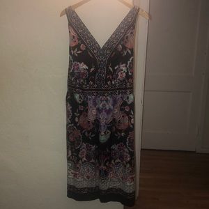 Beautiful multicolored cocktail length dress